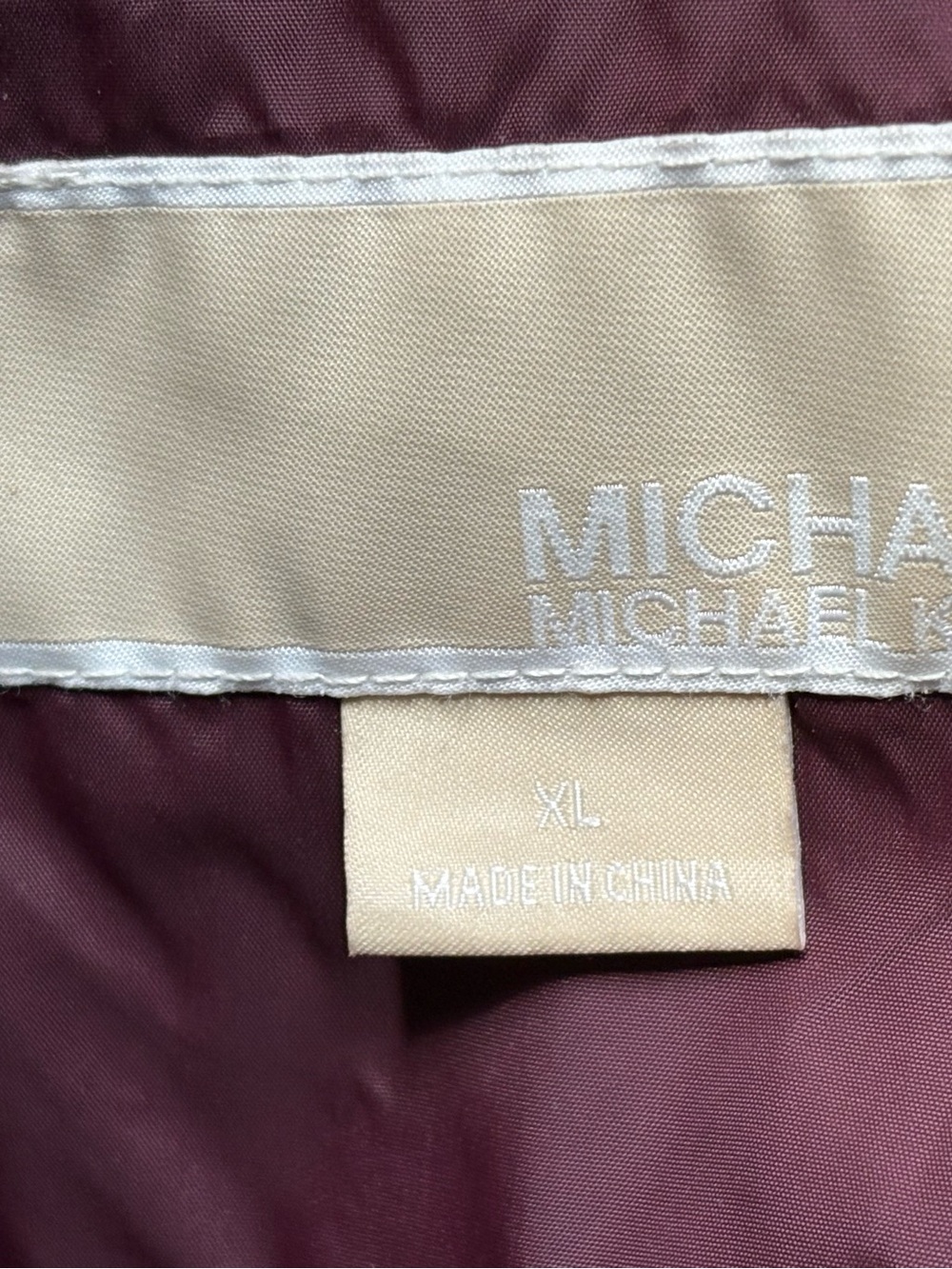 Michael Kors Down Coat with Fake Fur Trim - Picture 3 of 4